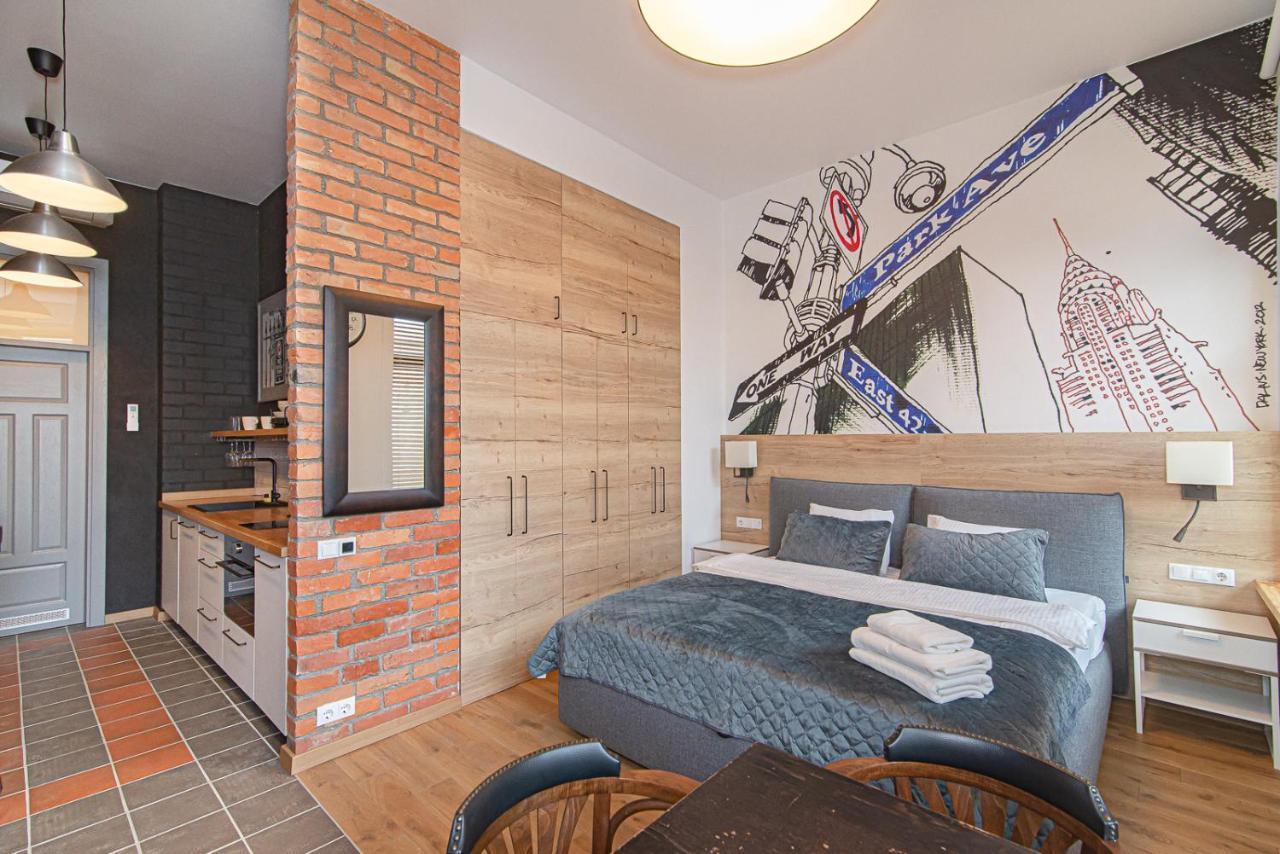 Modern Vilnius Old Town Apartment With Free Parking Dış mekan fotoğraf