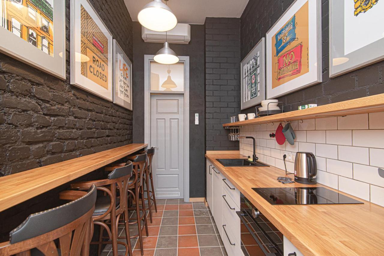 Modern Vilnius Old Town Apartment With Free Parking Dış mekan fotoğraf