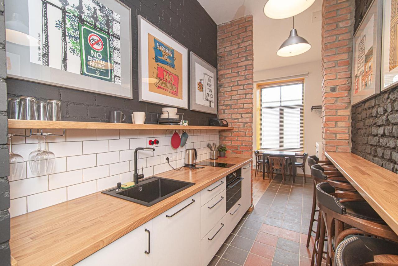 Modern Vilnius Old Town Apartment With Free Parking Dış mekan fotoğraf